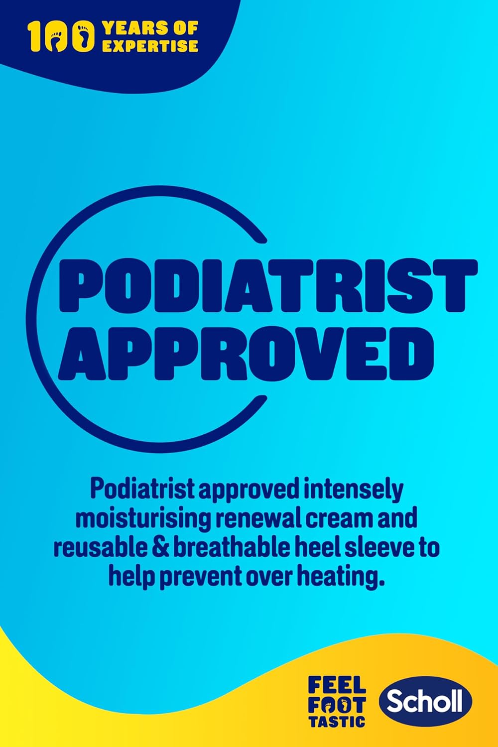 Footcare Cream 60 ml, Reusable Gel Heel Sleeves 1 Pair