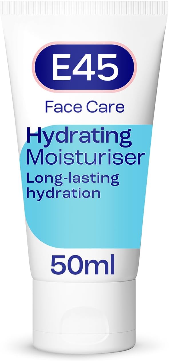 E45 Face Moisturiser, Long-Lasting Moisturisation 50ml