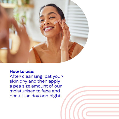 E45 Face Moisturiser, Long-Lasting Moisturisation 50ml